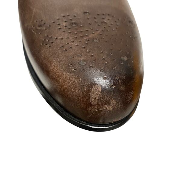 NWOT Brown Cole Rood Haan Leather Boots 8.5 M Made in Italy RARE Limited Edition main image 4
